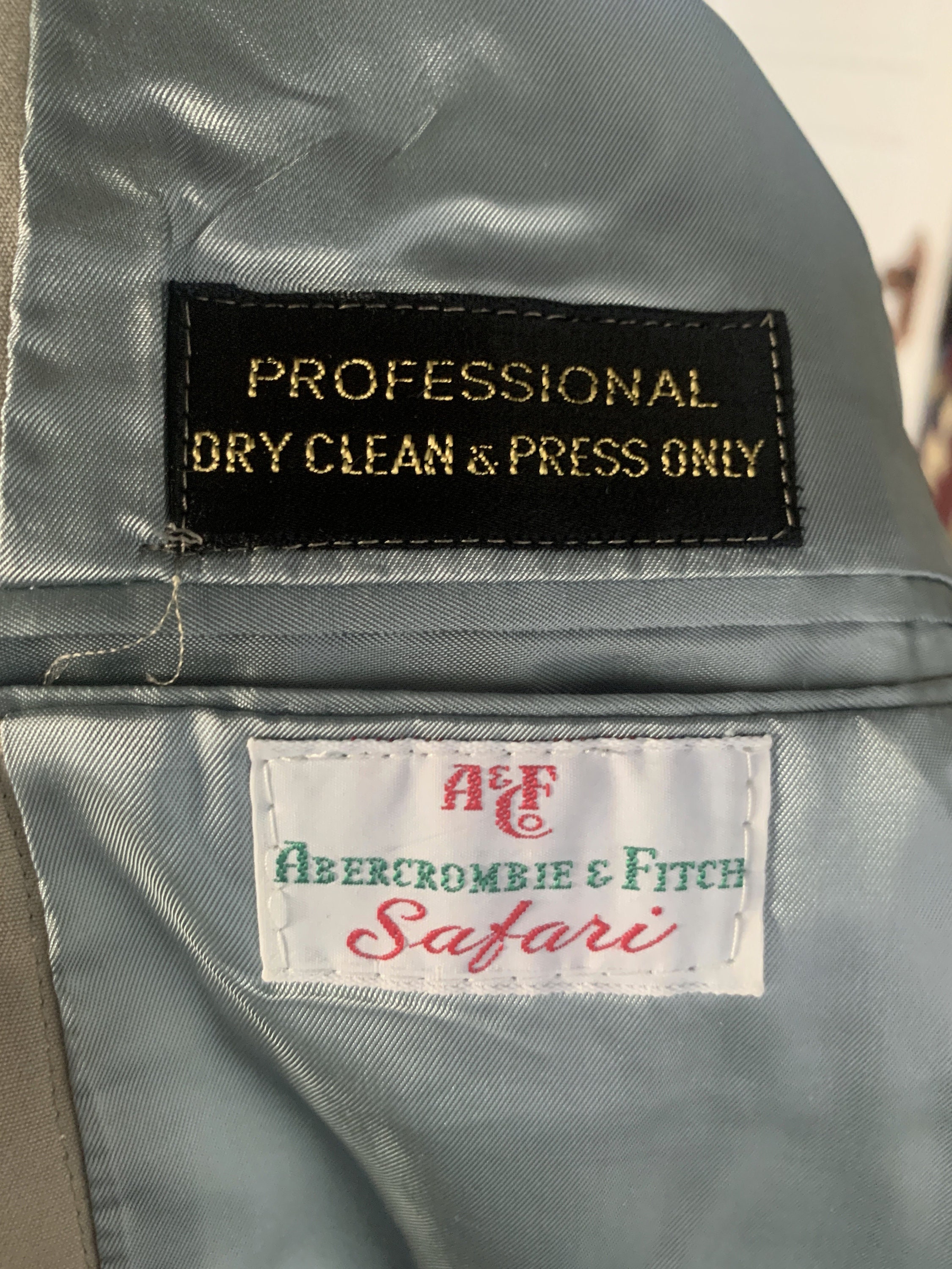 Vintage 70s Abercrombie & Fitch Khaki Safari Sack Jacket Vintage 70s Abercrombie & Fitch Khaki Safari Sack Jacket