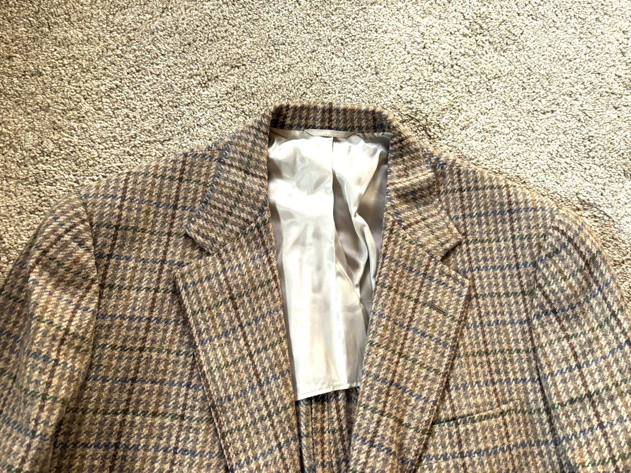 Vintage Check Coat - Etsy