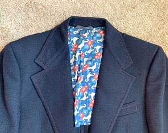 Vintage 1970s Lee Denim Suit Set – Light Blue Jacket & Vest, USA 