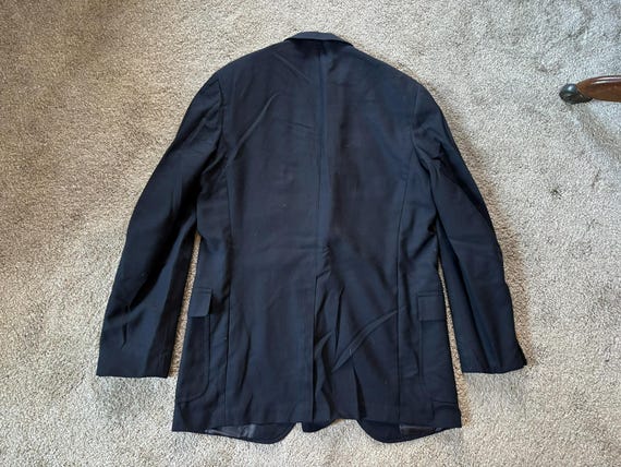 ジャケット・アウター 70s 80s brooks brothers cotton jacket 1970s BROOKS BROTHERS Dark Green Worsted Wool Sack Blazer