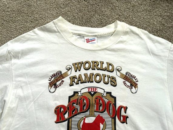 Vintage 90s Hanes Stars Red Dog Saloon Bar T Shirt Large - Etsy
