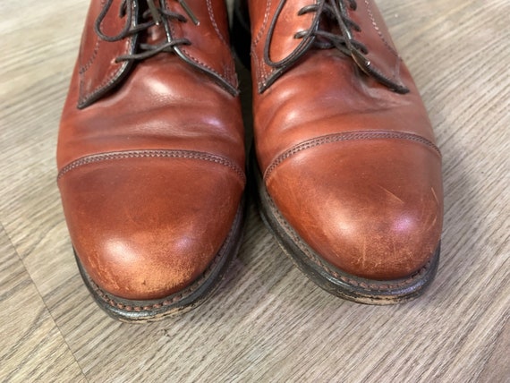 Vintage Allen Edmonds Fairgate Brown Cap Toe Shoe… - image 3