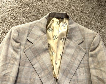 Vintage 90s Ermenegildo Zegna Soft Cashmere Silk Linen Blend