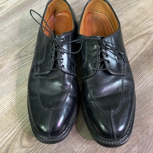 Vintage Allen Edmonds Black Split Toe Shoes 10C image 2