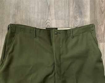 Rare New USGI Korean War M-1951 Od Field Pant Trousers Shell X Large Regular NOS 