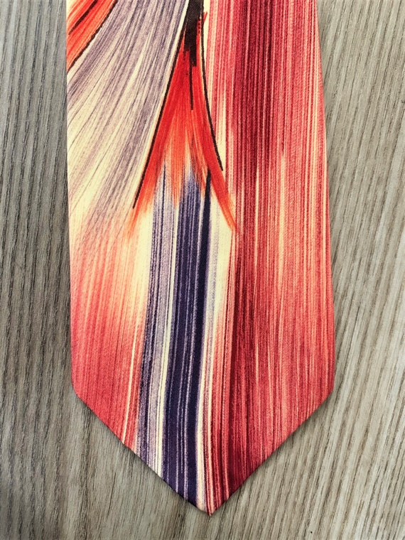 Vintage 40s Pilgrim Painted Tie