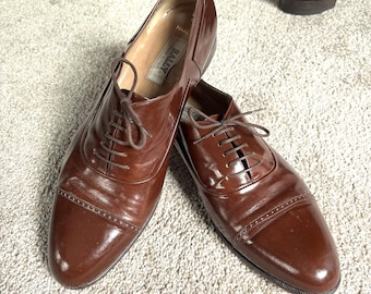 Florsheim Vintage Brown Loafers Moc Toe #505150 Men display picture 1