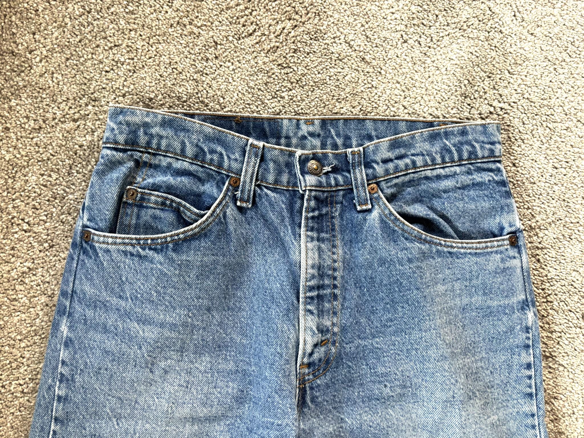 ば*じ様 80's VINTAGE Levi's ORANGE TAB デニムリ 80s levi's 505-0217 リーバイス デニムパンツ オレンジタブ