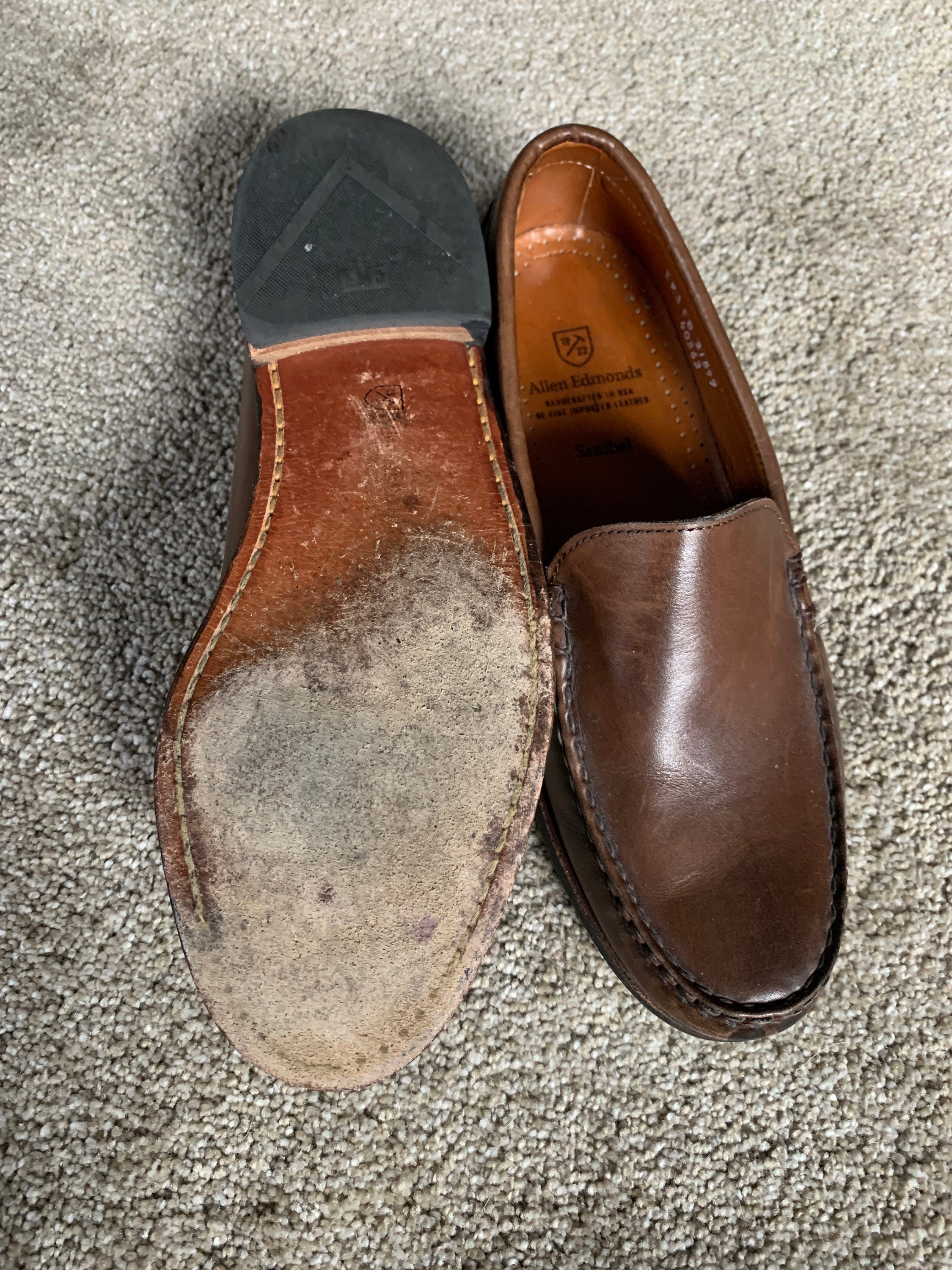 Vintage Allen Edmonds Sanibel Moc Toe Loafers 9D - Etsy Canada