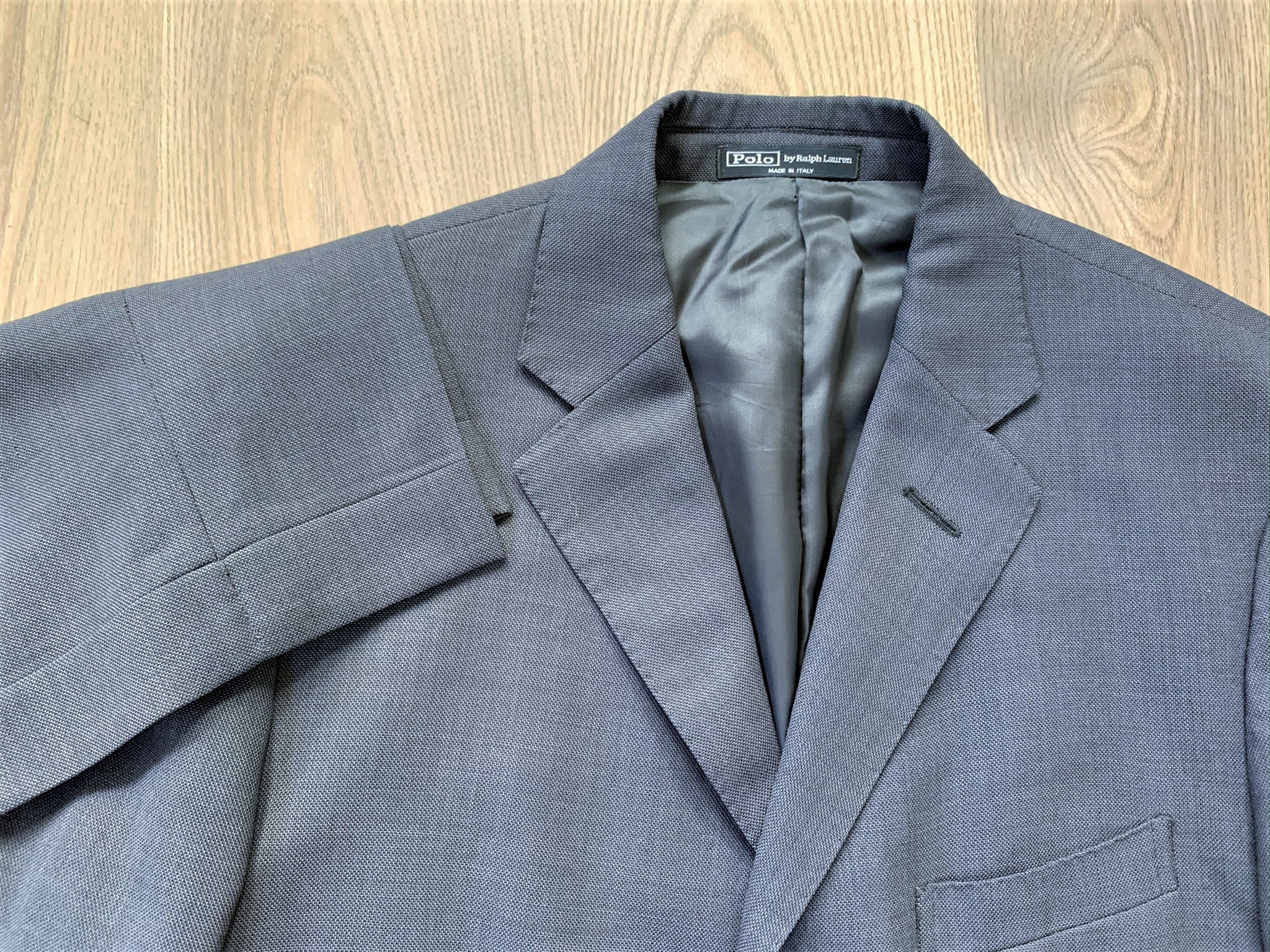 Vintage Polo Ralph Lauren Made in Italy Blue Mohair Blend Suit - Etsy