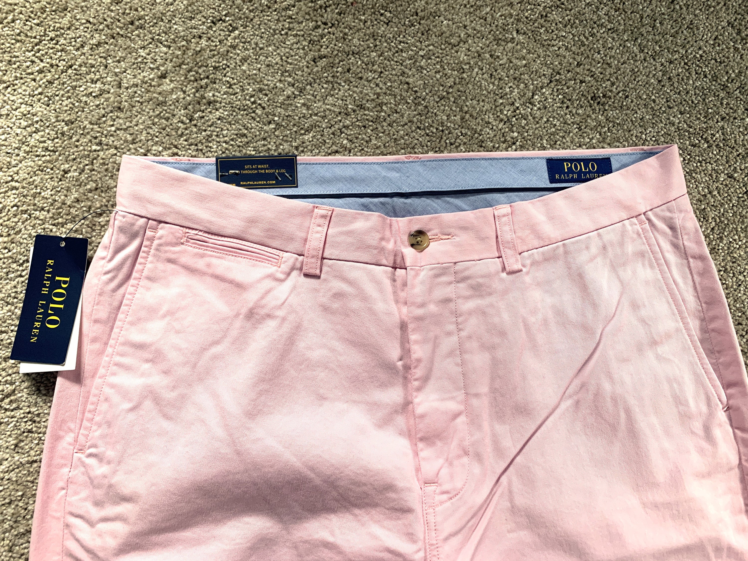 パンツ Polo by Ralph Lauren deadstock vintage Deadstock Vintage Polo Ralph Lauren Pink Stretch Classic Fit