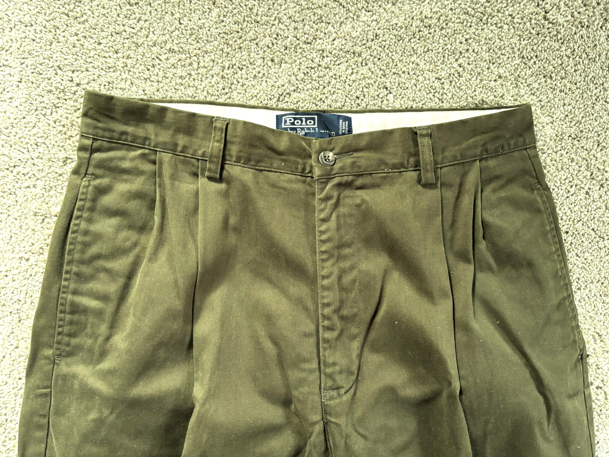 Vintage Polo Ralph Lauren Green Chino Pants Hammond Pant 33x30 - Etsy