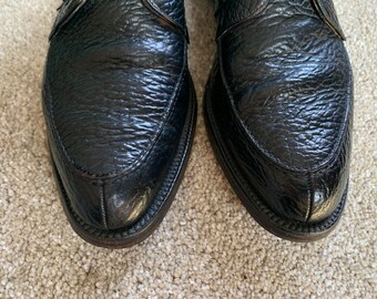 Vintage 80s Nettleton Black Shark Algonquin Shoes 13AA - Etsy