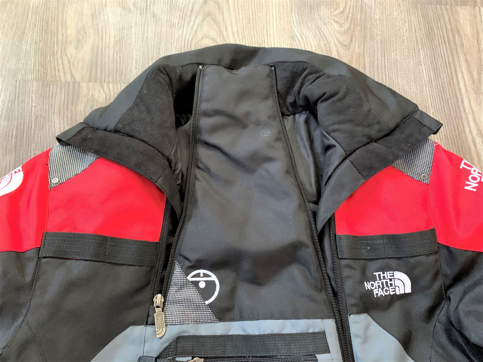 Vintage 90s North Face Steep Tech Red Black Coat Medium - Etsy Norway