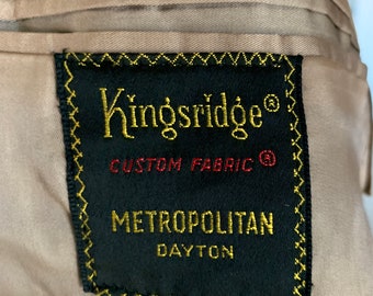 ヴィンテージ 70年代 キングスリッジ ブラウン オレンジ グレン