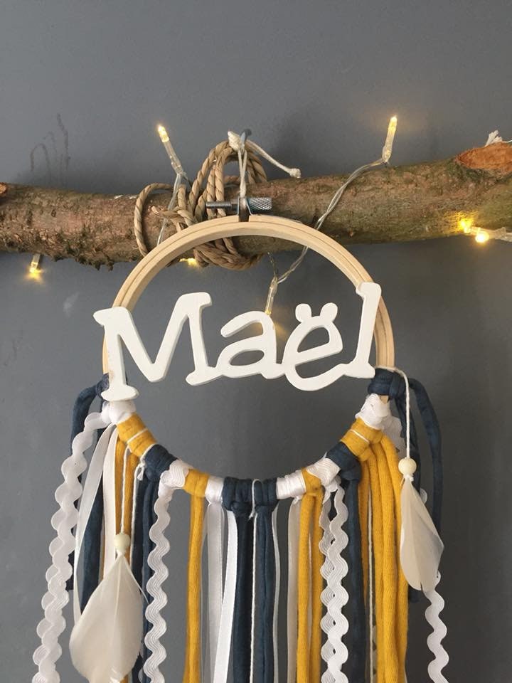 Attrape Rêves Prénom 4 Lettres Fait Main sur Commande