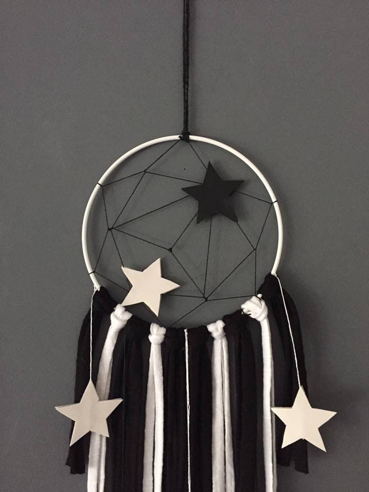 Attrape Rêve en Noir et Blanc