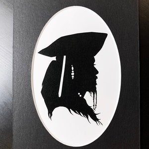 Captain Jack silhouette print