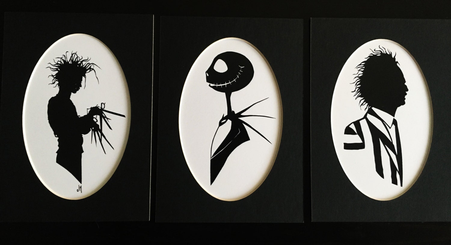 Burton male character silhouettes Etsy