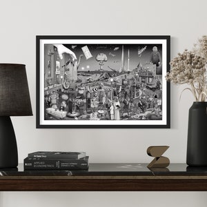 FIFTH DIMENSION Twilight Zone wall art poster