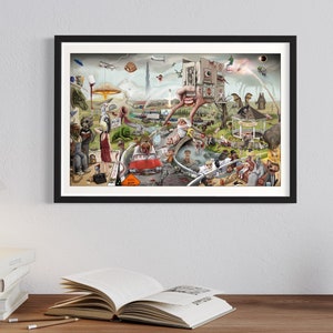 KING COUNTRY Stephen King Wandkunst Poster