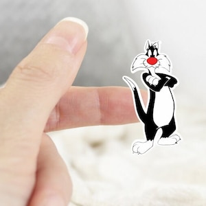 Sylvester The Cat Sticker, Laptop Decal, Aesthetic Decal, iPad Sticker, Planner Sticker, Water Bottle Sticker, Looney Tunes
