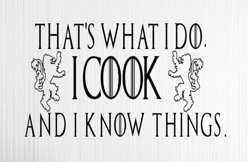 Pressure Cooker Instant Pot Vinyl Decal IP That/'s what I do I cook and I know things Tyrion Lannister GOT Game of Thrones