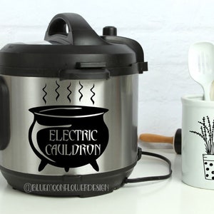 Instant Pot Vinyl Decal | Electric Cauldron | Instapot | Pressure Cooker | IP | Witch's Cauldron | 3 Sizes Available