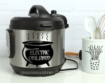 Electric Cauldron Vinyl Decal for Instant Pot - Witchy Kitchen Decor