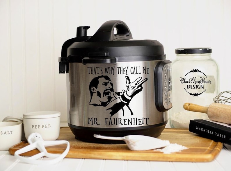 Naklejki Scienne I Fototapety Instant Pot Vinyl Decal Under Pressure 3 Sizes Available Freddie Mercury A2btravel Ge