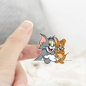 Tom & Jerry Vinyl Sticker: Waterproof Laptop Decal