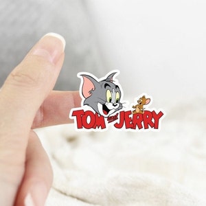 Tom & Jerry Sticker: Waterproof Vinyl Decal for Laptop, iPad