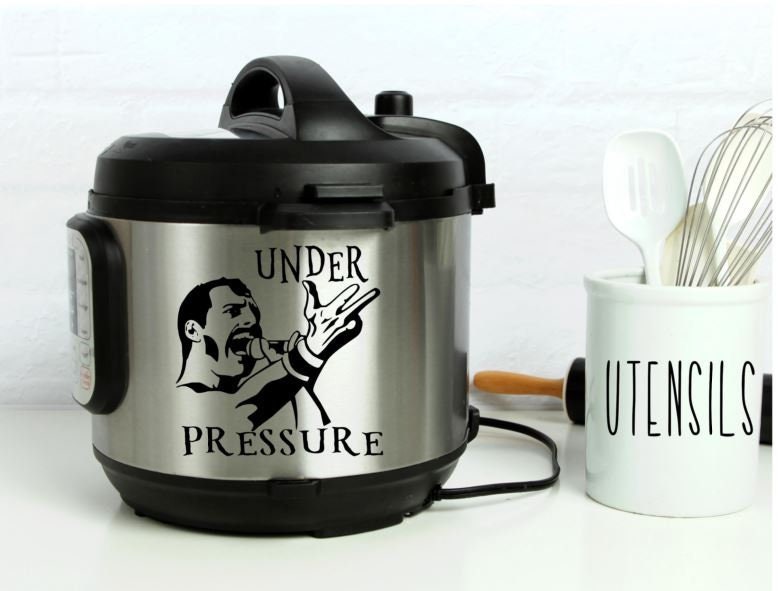 Instant Pot Vinyl Decal | Under Pressure - Freddie Mercury | Instapot…