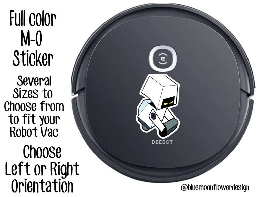 M-O Robot Vinyl Sticker for Robot Vacuum - Etsy