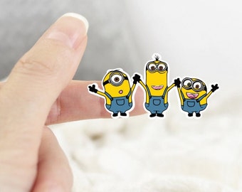 The Minions Color Sticker: Laptop, Water Bottle Decal