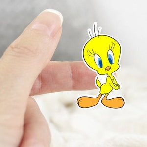 Tweety Bird Sticker, Laptop Decal, Aesthetic Decal, iPad Sticker, Planner Sticker, Water Bottle Sticker, Looney Tunes | Multiple sizes