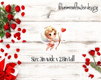 Cupid Color Sticker | Planner Sticker | Water Bottle Sticker | Laptop Sticker | Valentines Gift | Valentine's Day