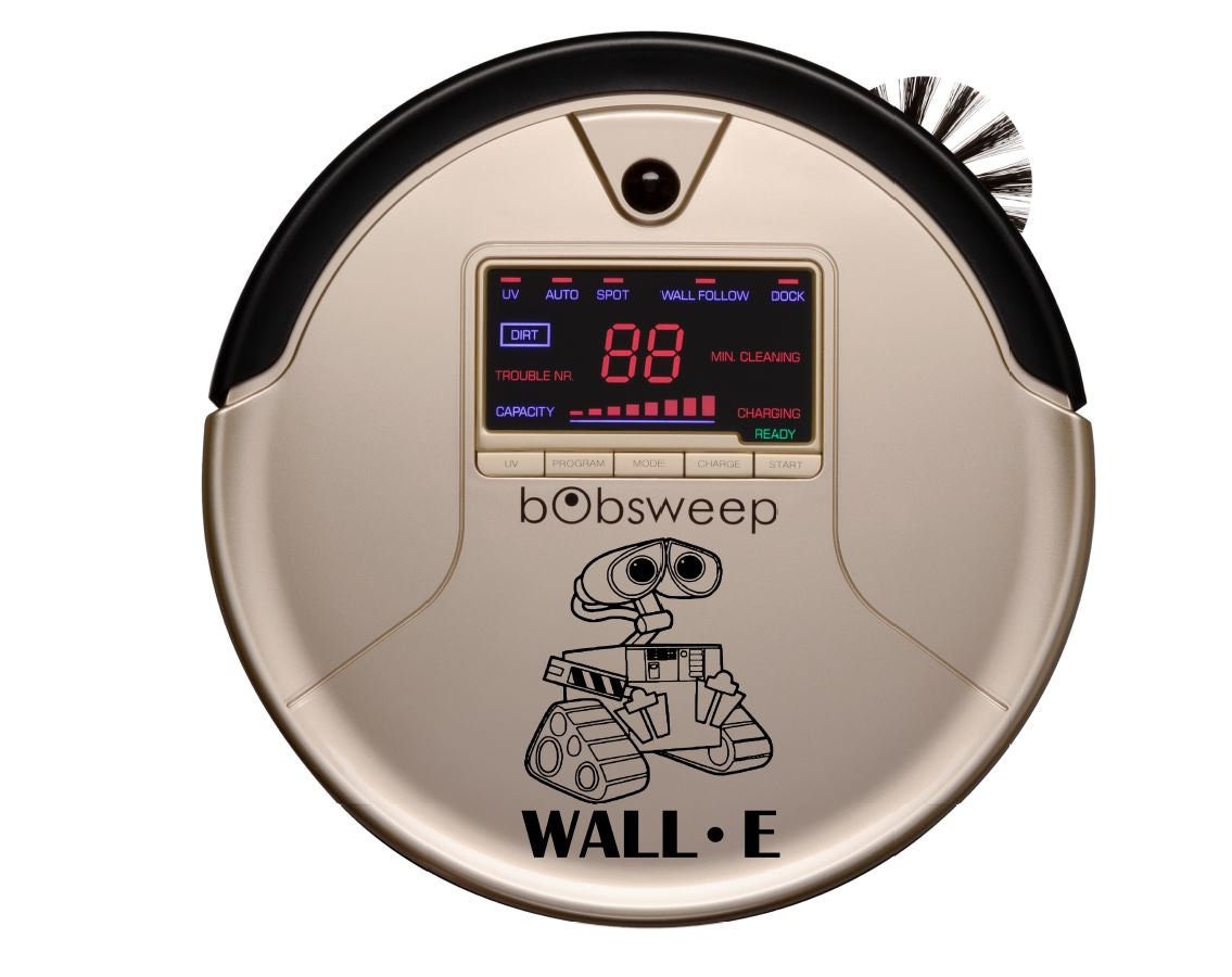 Wall E Robot Decal For Your Robot Floor Vac Roomba Etsy Wall E Robot Decal For Your Robot Floor Vac Roomba Etsy