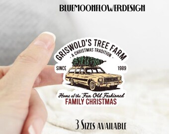 Griswold's Tree Farm Sticker: Christmas Vacation Movie Quote