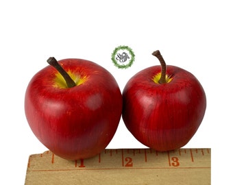 3 New sheets MINI Red and Green APPLES Fruit Scrapbook 300 Stickers
