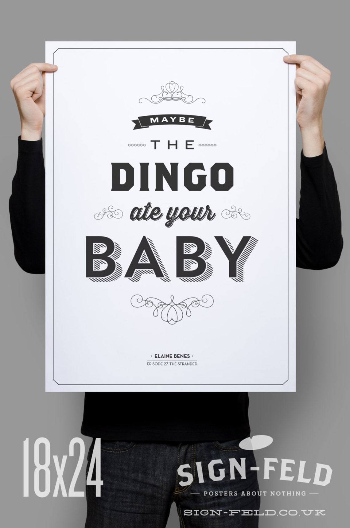 Maybe the Dingo Ate your Baby 11x17 // 18x24 // | Etsy