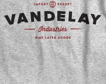 Vandelay Industries T-Shirt - Vintage Style Logo Shirt - Small - XXL - Unisex