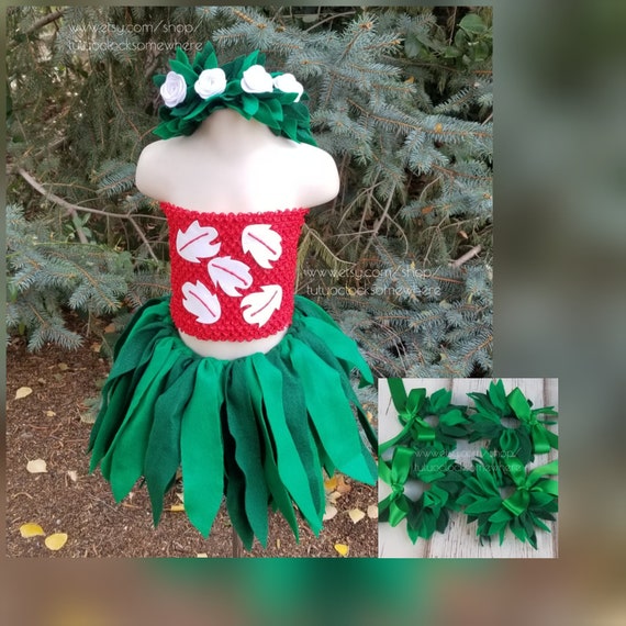 7 Piece Set Lilo Costume First Birthday Party Birthday Outfit Etsy