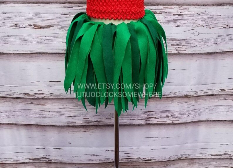 2-Piece Set Lilo Costume First Birthday Party Birthday Outfit Hawaiian Luau Tropical Rainforest Stitch Scrump Halloween Baby Infant Toddler