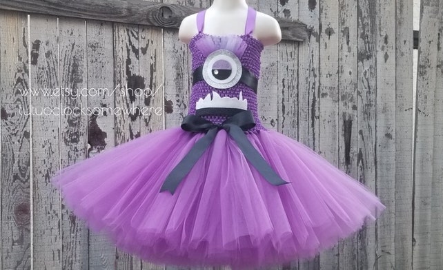 image 0 image 1 image 2 image 3 image 4 image 5 image 6 image 7 🔎zoom Request a custom order and have something made just for you. This seller usually responds within 24 hours. Despicable Me Angry Minion Tutu Dress