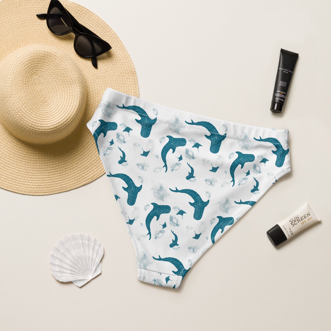 GIRLS WHALE BIKINI SWEAM WEAR main image 1