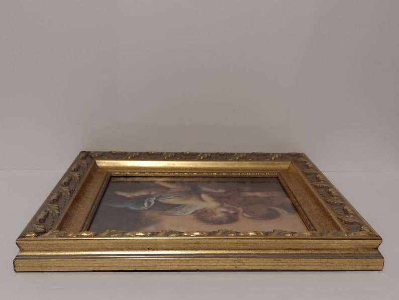 Vintage Robert Grace Lithograph Cherubsl Art Angel Art Carved Etsy