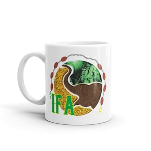 Orula Orunmila Ifa Coffee Mug Santeria Orishas Yoruba Religion Lucumi Ifa