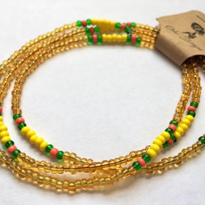 Collar de Oshun Ololodi , Ochun, Orishas, Santeria, Collares de Santo, Religion Lucumi