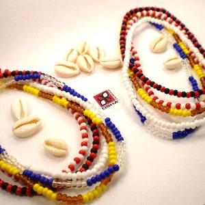 Ibeyis Jimaguas Collares de Santo Santeria Elekes Yoruba Religion (2 Set)
